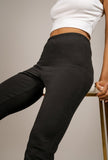 Amal Split Flared Trousers - Little Black Pistol