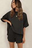 Louisa Loungewear Co-ord Set With Shorts