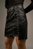Norma Jean Faux Leather Skirt - Little Black Pistol