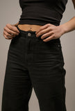 Sarah Raw Hem Cropped Denim Jeans - Little Black Pistol