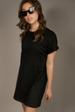 Whitney Oversized T-shirt Dress - Little Black Pistol